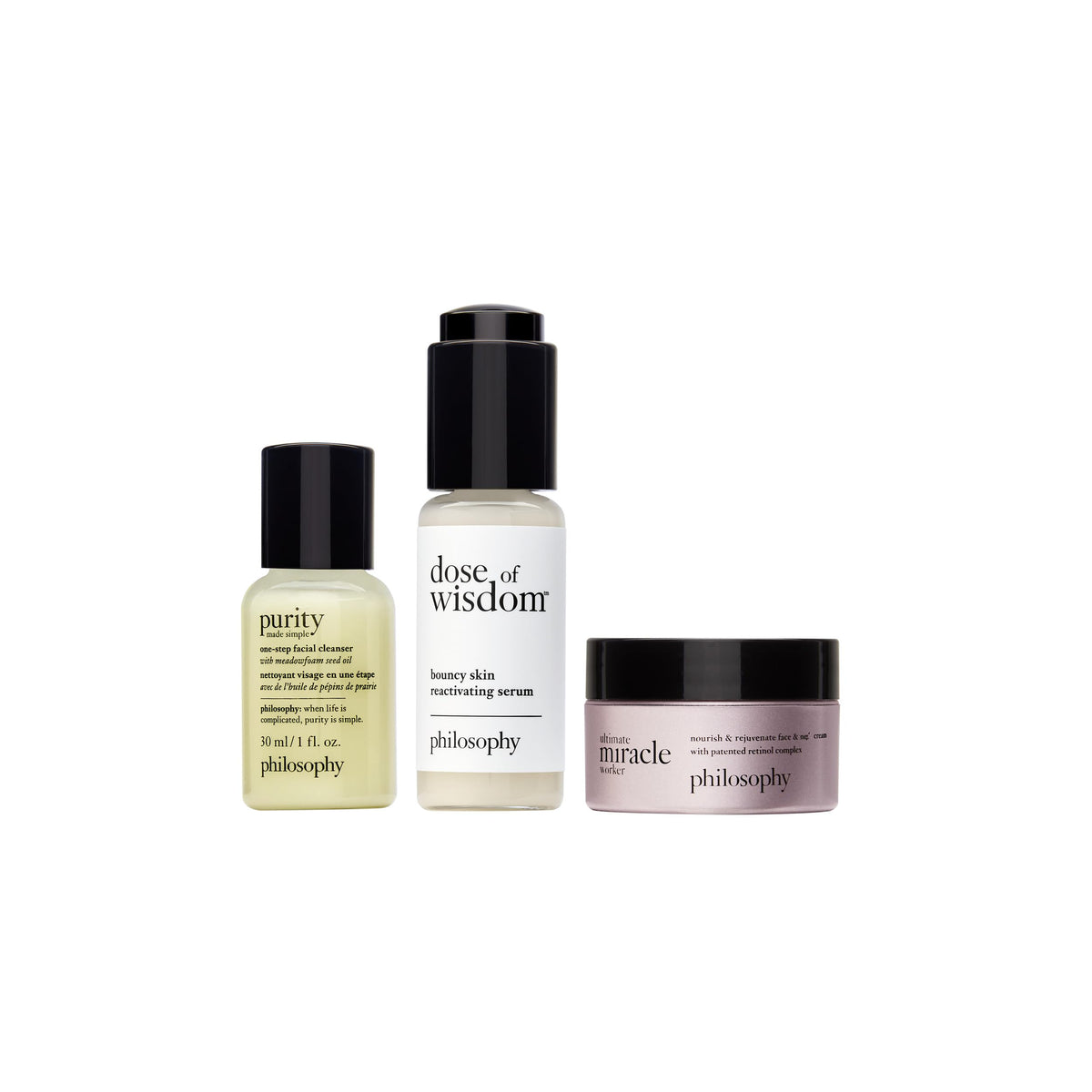 Détail de la crème nourrissante Ultimate Miracle Worker philosophy