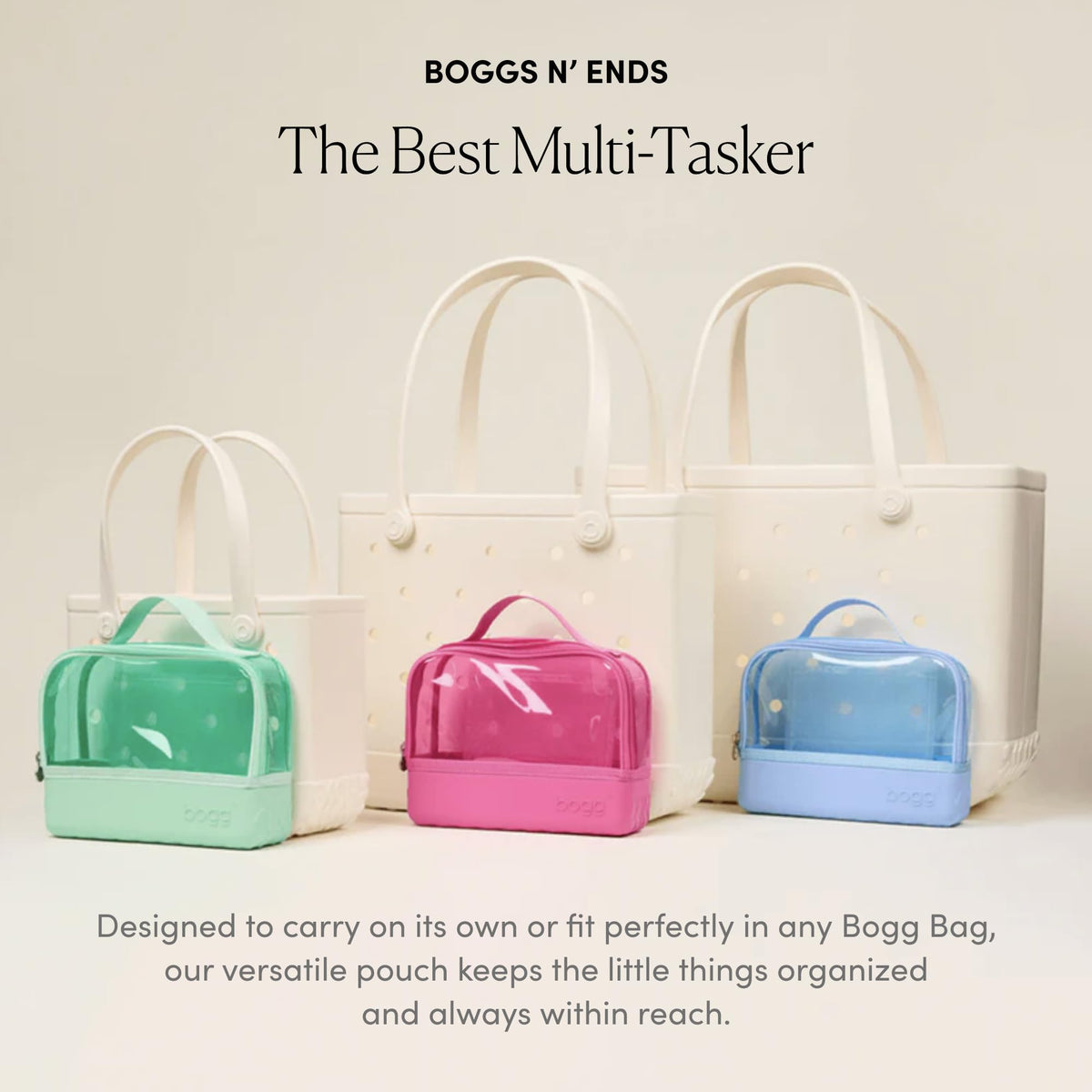 Détail de la fermeture éclair de la Poche Organisateur BOGG BAG