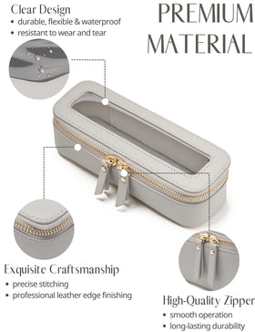 Détail de la fermeture éclair de la trousse Popvibe