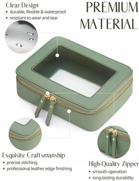 Détail de la fermeture éclair de la trousse Popvibe avec accents dorés