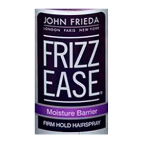 Détail de la laque John Frieda Frizz-Ease avec pulvérisateur