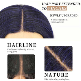 Détail de la ligne de chevelure en dentelle de la perruque AISI HAIR