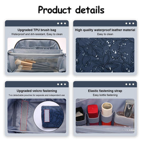 Détail de la poignée de la trousse de maquillage BOYATU