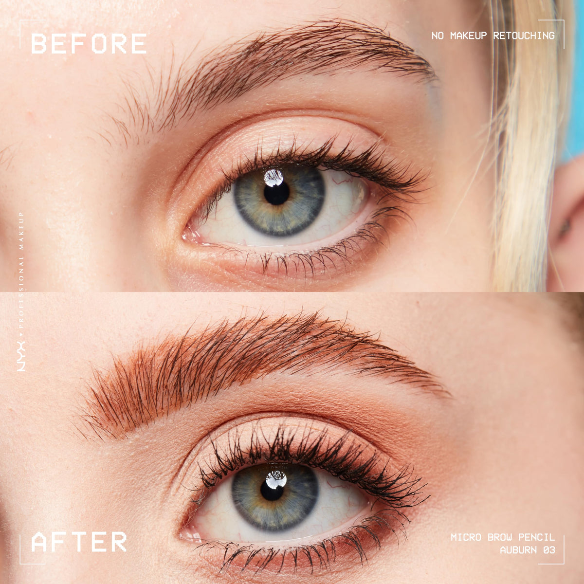 Détail de la pointe fine du Micro Pencil à Sourcils NYX