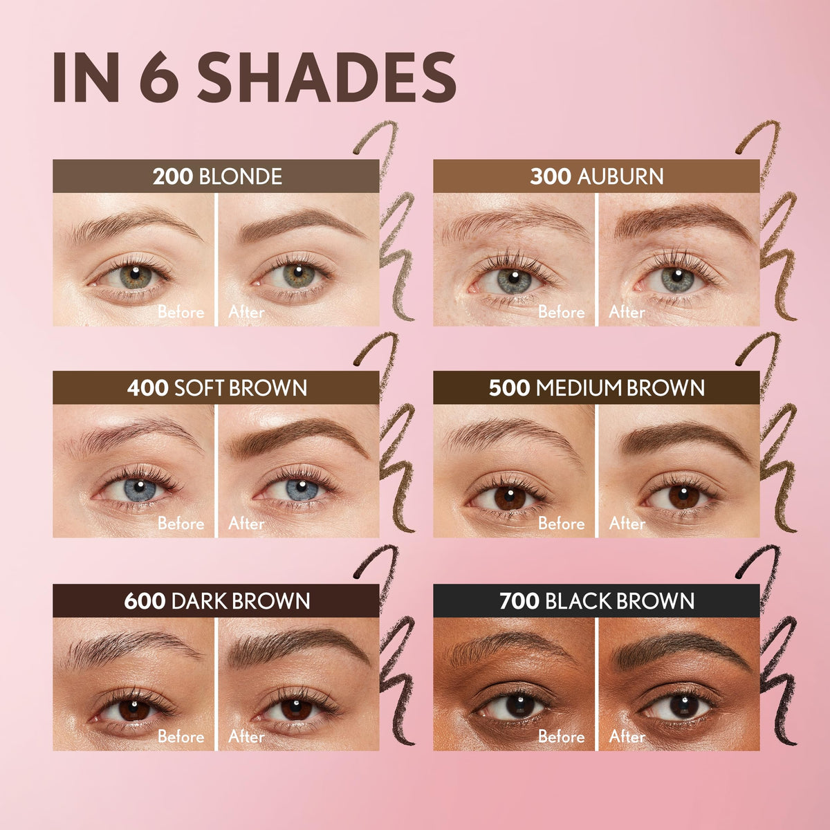 Détail de la pointe triangulaire du crayon à sourcils COVERGIRL