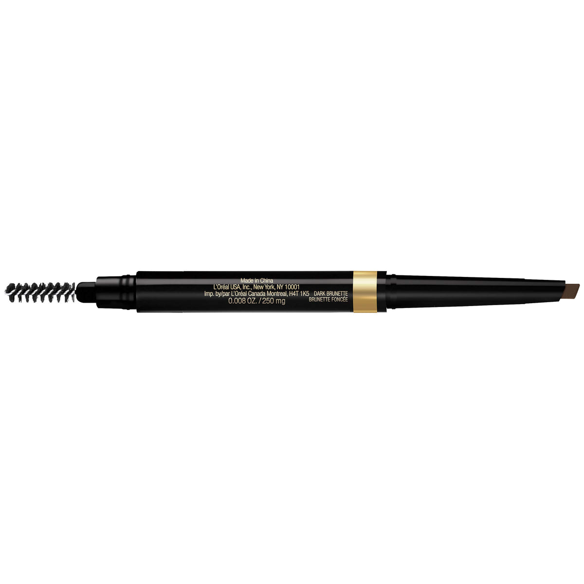 Détail de la pointe triangulaire du crayon à sourcils L'Oreal Paris