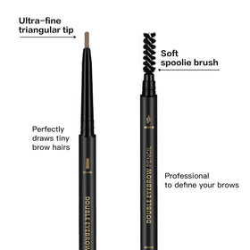 Détail de la pointe triangulaire du crayon à sourcils O'CHEAL