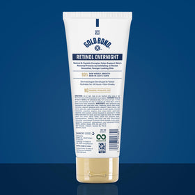 Détail de la pompe de la crème Gold Bond Retinol