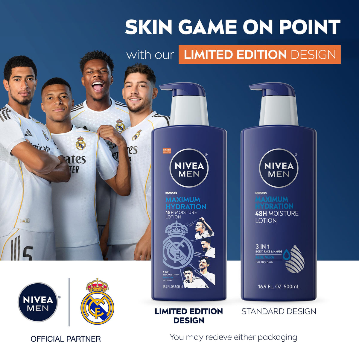 Détail de la pompe de la lotion NIVEA MEN