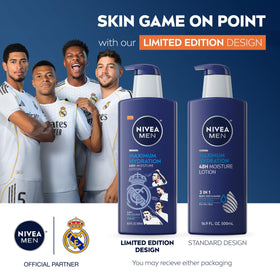 Détail de la pompe de la lotion NIVEA MEN