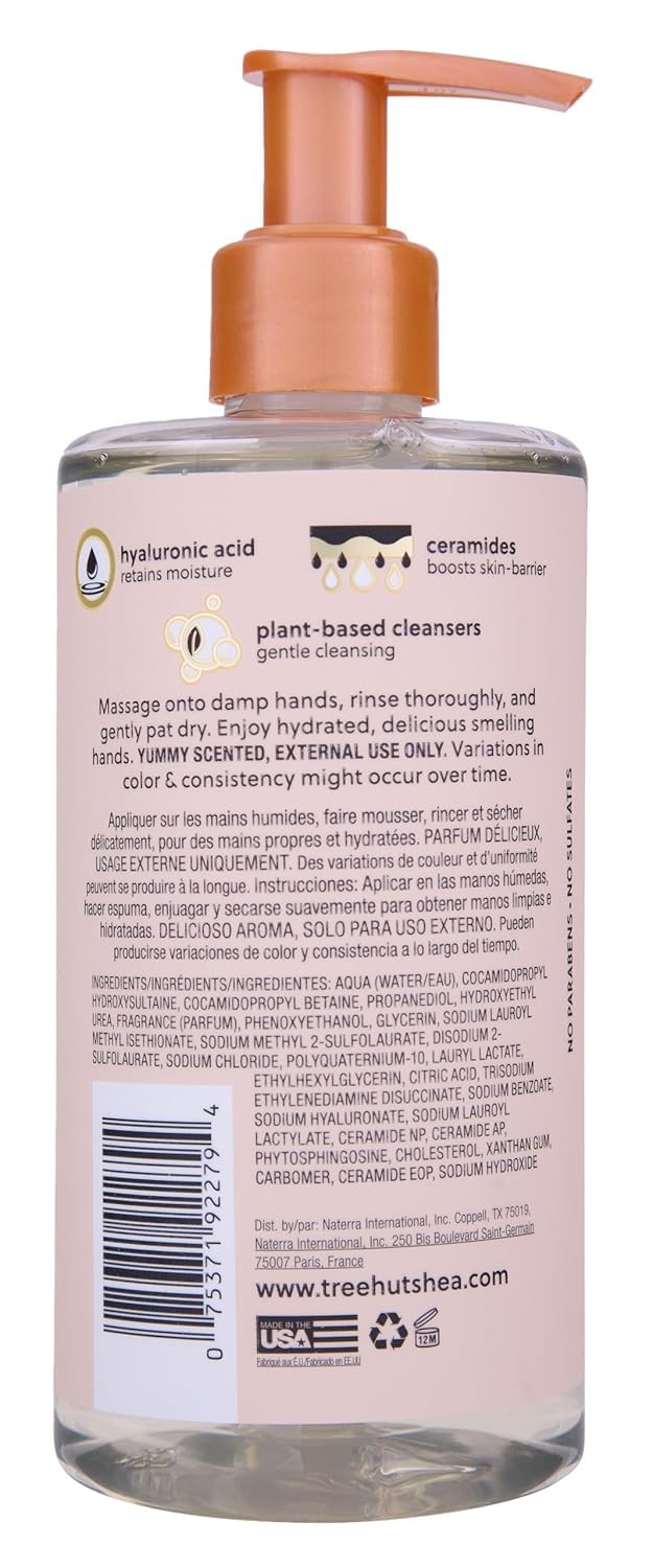 Détail de la pompe du gel douche Tree Hut