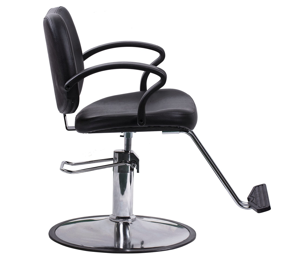 Détail de la pompe hydraulique de la chaise de coiffure Flagbeauty