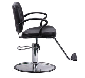 Détail de la pompe hydraulique de la chaise de coiffure Flagbeauty