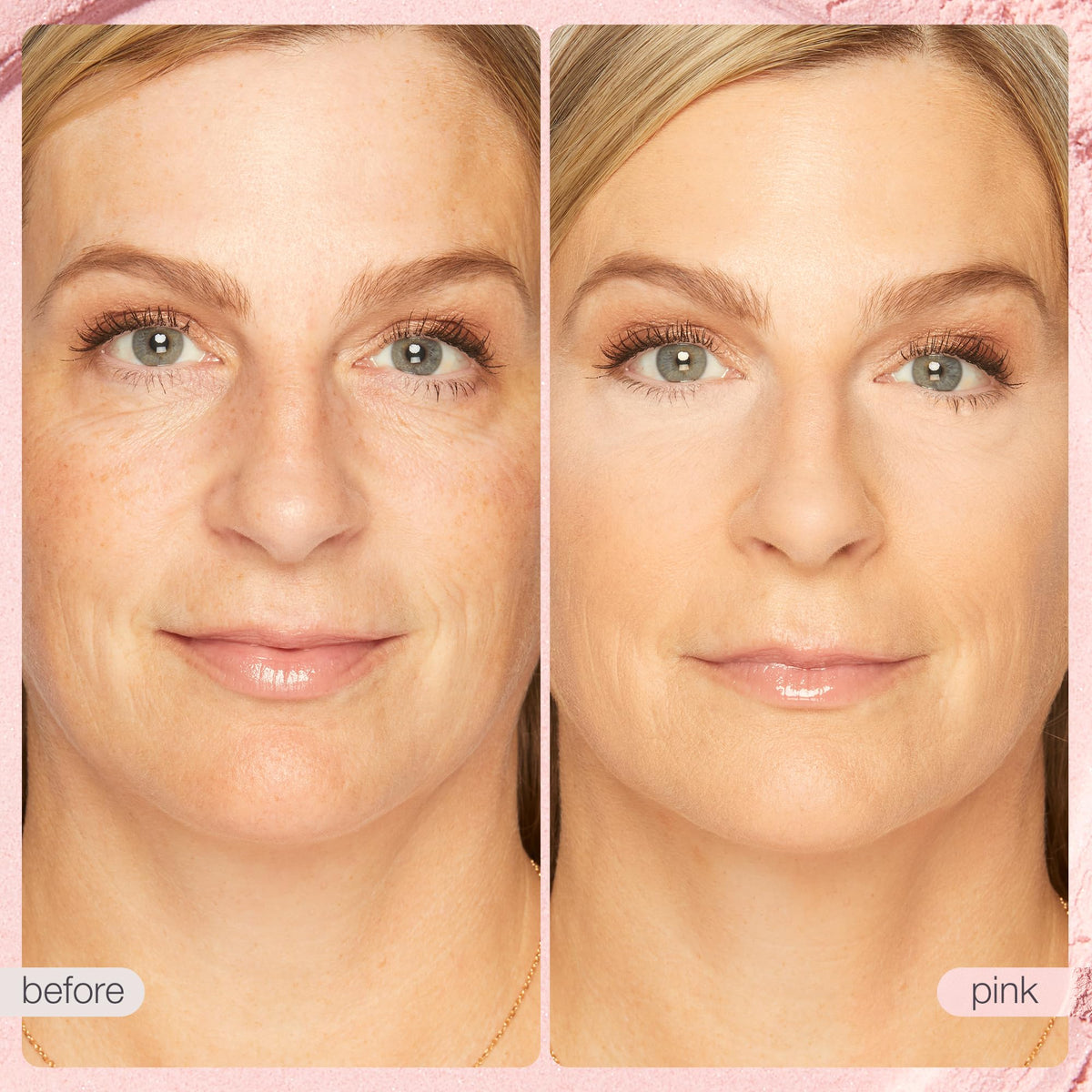Détail de la poudre fixatrice tarte avec texture fine