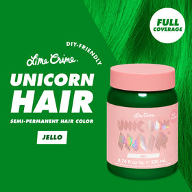 Détail de la teinture capillaire Lime Crime Jello avec son couvercle