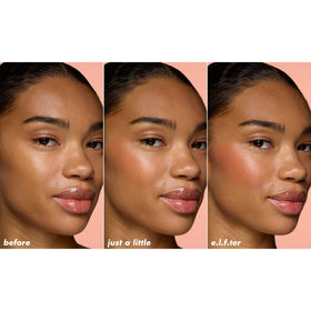 Détail de la texture crémeuse du blush e.l.f.