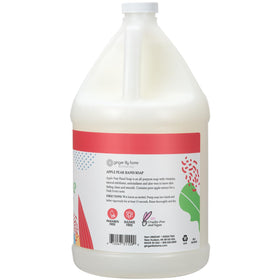 Détail de la texture crémeuse du savon liquide Ginger Lily Farms