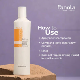 Détail de la texture de l'après-shampooing Fanola Nutri Care