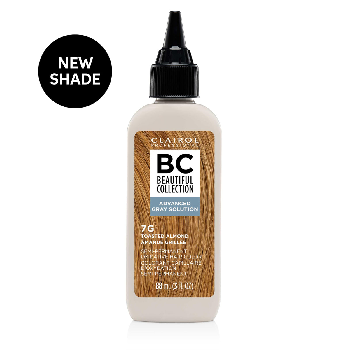 Détail de la texture de la couleur Clairol sans ammoniaque