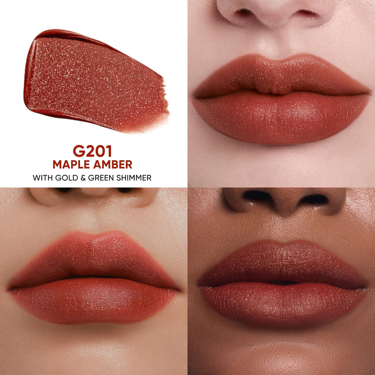 Détail de la texture de la Crème à Lèvres Mat JUDYDOLL G201