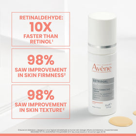 Détail de la texture de la crème Avène