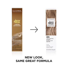 Détail de la texture de la crème colorante Clairol