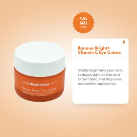 Détail de la texture de la crème contour des yeux Ole Henriksen