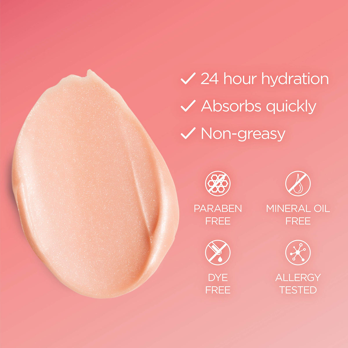 Détail de la texture de la crème L'Oreal Paris Rosy Tone