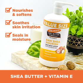 Détail de la texture de la lotion au beurre de karité Palmer's