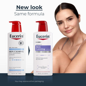 Détail de la texture de la lotion Eucerin