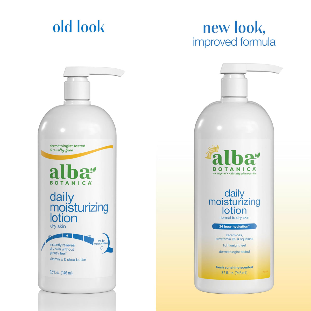 Détail de la texture de la lotion hydratante Alba Botanica