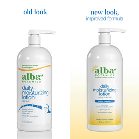 Détail de la texture de la lotion hydratante Alba Botanica