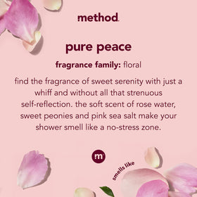 Détail de la texture de la lotion Method Pure Peace