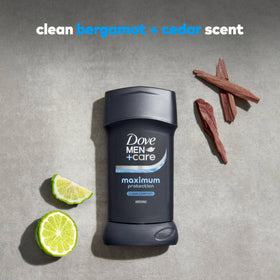 Détail de la texture du déodorant DOVE MEN + CARE Maximum Protection