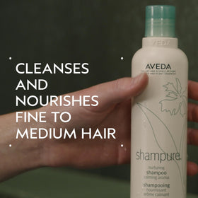 Détail de la texture du shampooing Aveda Shampure
