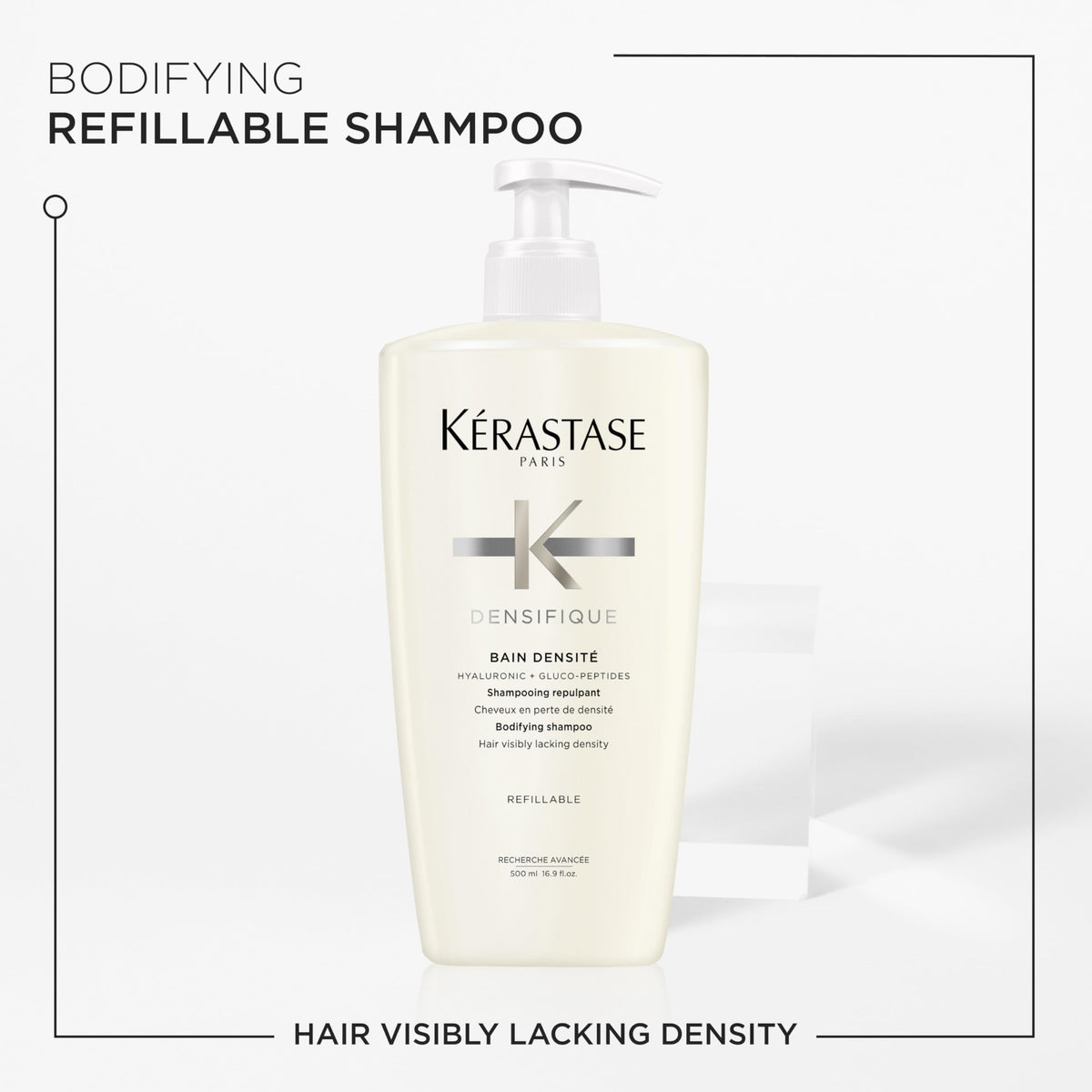 Détail de la texture du shampooing KÉRASTASE Densifique