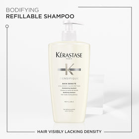 Détail de la texture du shampooing KÉRASTASE Densifique