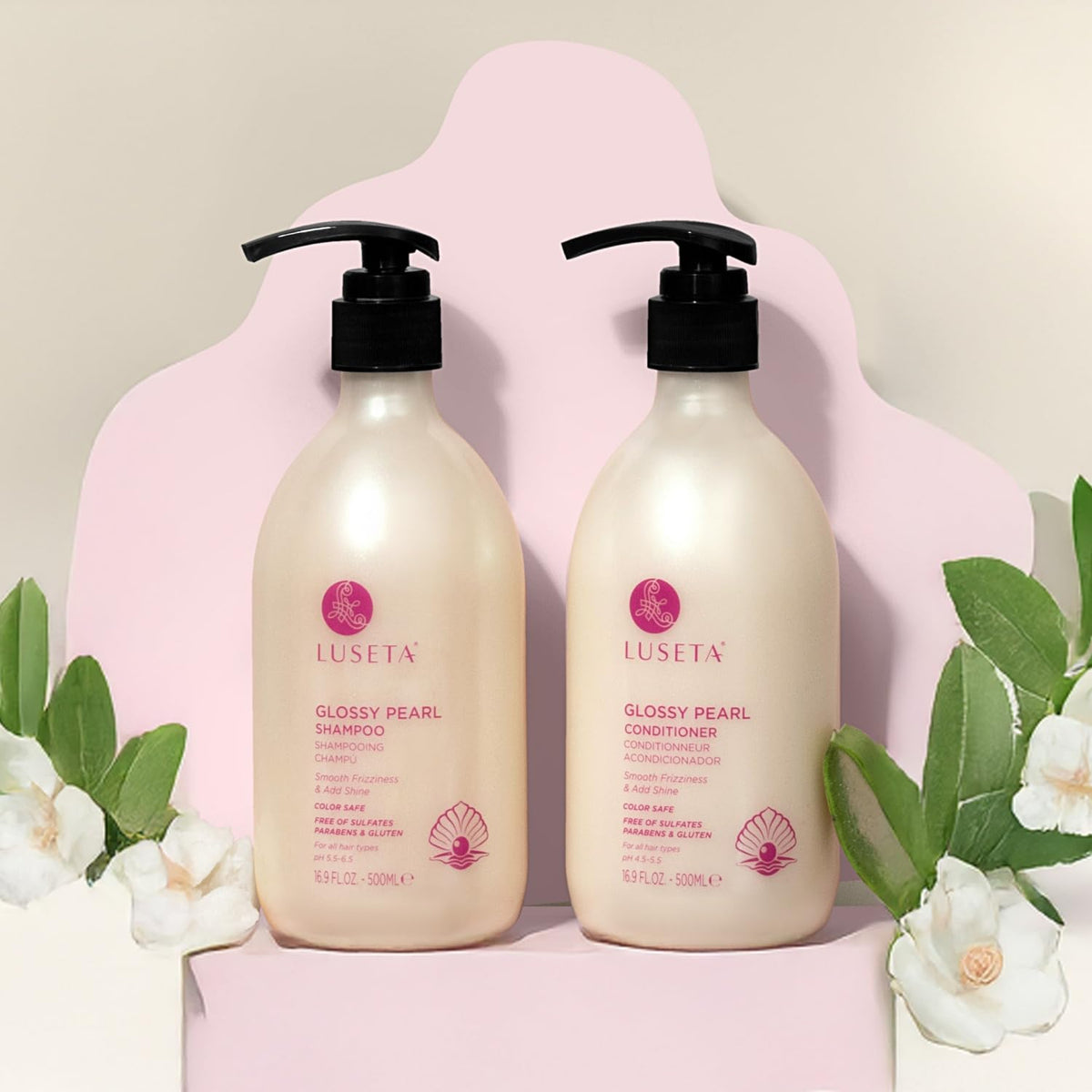 Détail de la texture du shampooing L LUSETA