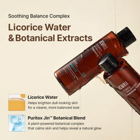 Détail de la texture du toner ACWELL sur la main
