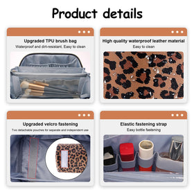 Détail de la texture en simili cuir de la trousse BOYATU