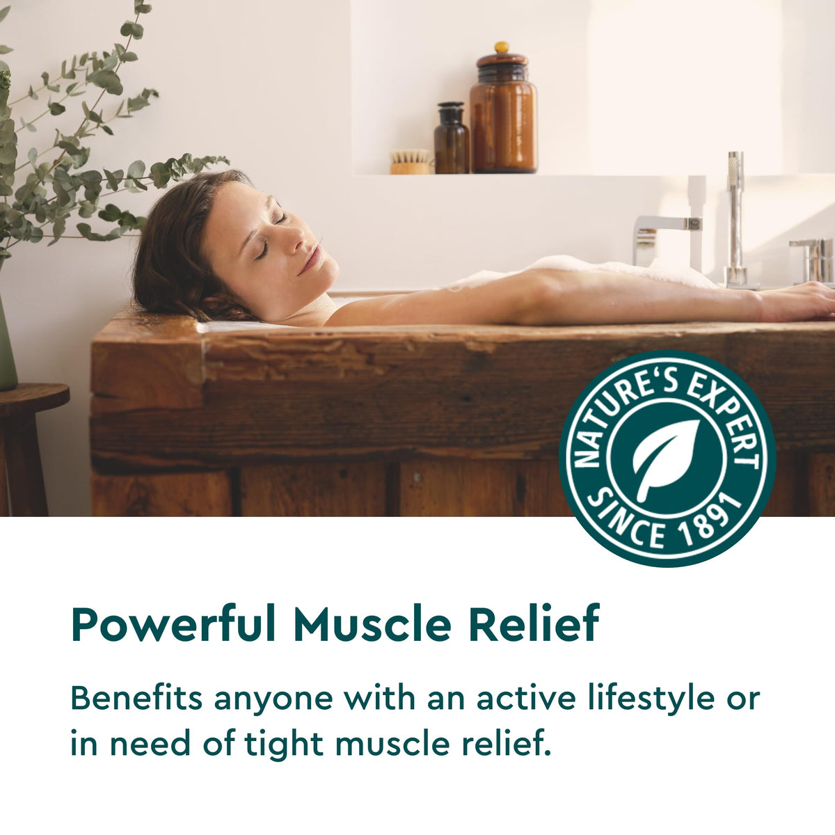Détail de la texture et couleur du sel de bain Kneipp à l'arnica