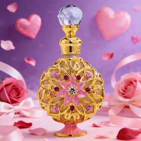 Détail de la tige en verre du flacon de parfum SEVENBEES