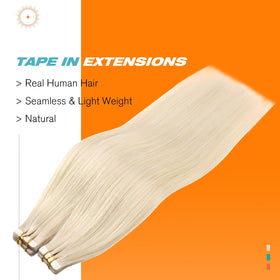 Détail des bandes adhésives médicales des extensions Sunny Hair