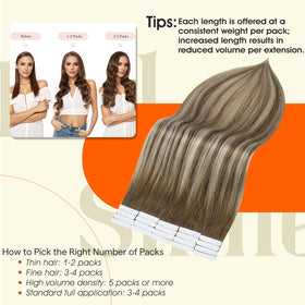 Détail des cheveux Remy des extensions Full Shine