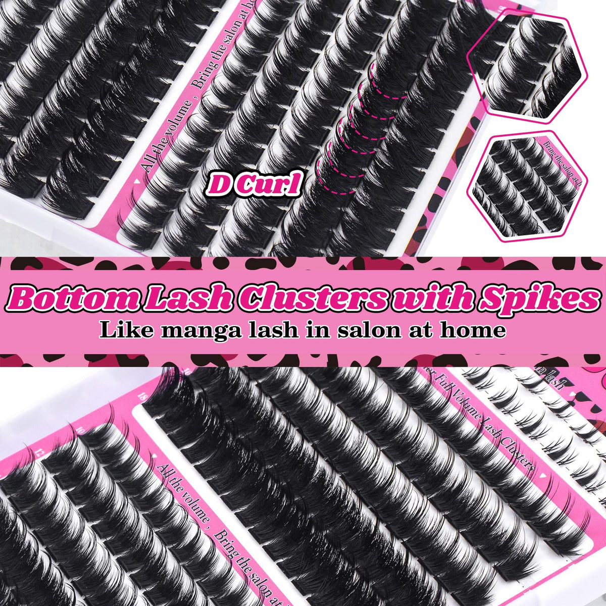 Détail des cils spikés en bas MilyBest