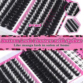 Détail des cils spikés en bas MilyBest