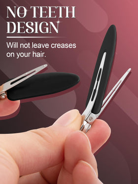 Détail des clips à cheveux MADHOLLY, taille et forme