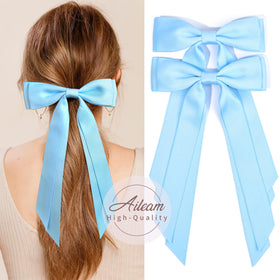 Détail des clips alligator des Bows à Cheveux Aileam