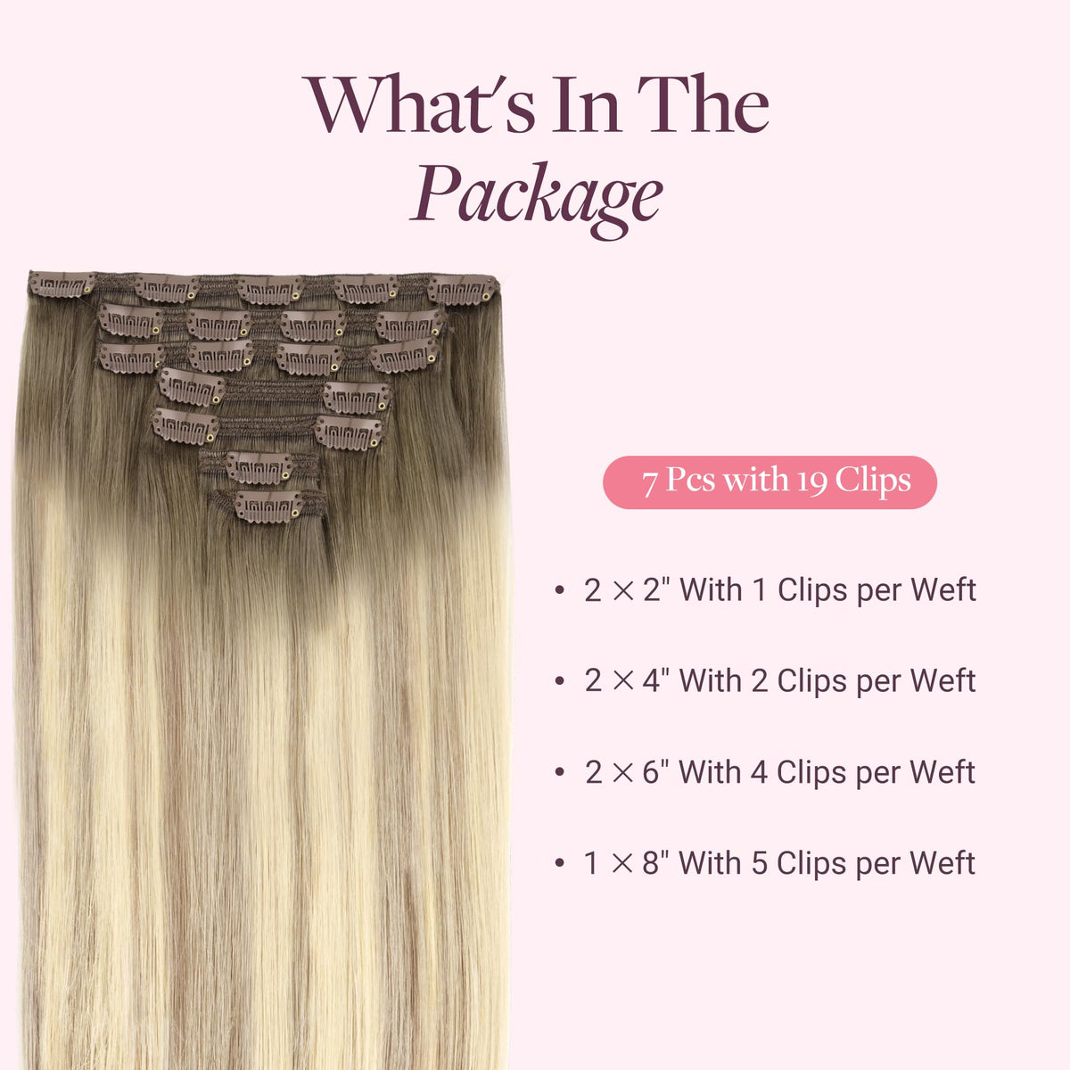 Détail des clips de fixation des extensions GOO GOO