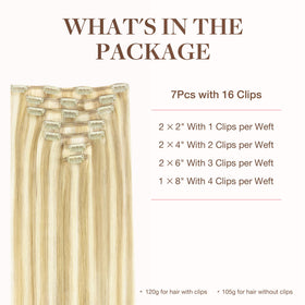 Détail des clips de qualité des extensions GOO GOO